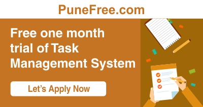 Pune Free We will glad to offer free one month trial of Task Management System